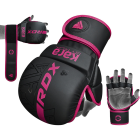 MMA ръкавици - RDX F6 KARA MMA Sparring Gloves Black/Pink - GSR-F6MB